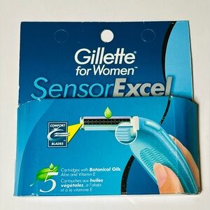 Gillette Sensor Excel For Women Razor Blade Refills Cartridges